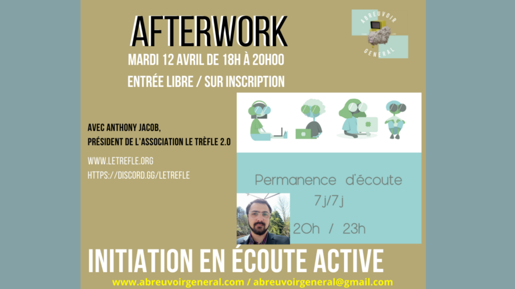 Initiation en écoute active afterwork abreuvoir general