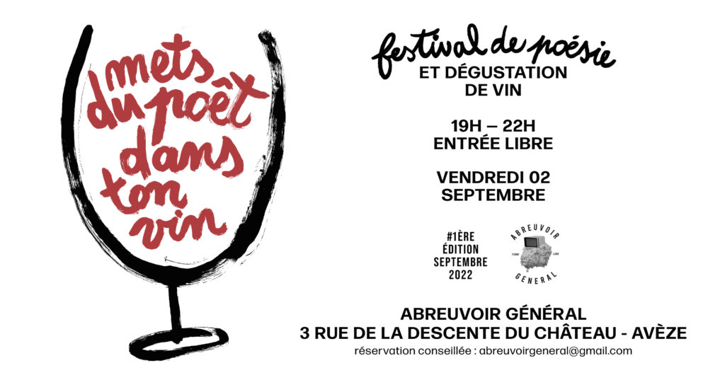 Festival de poésie abreuvoir general