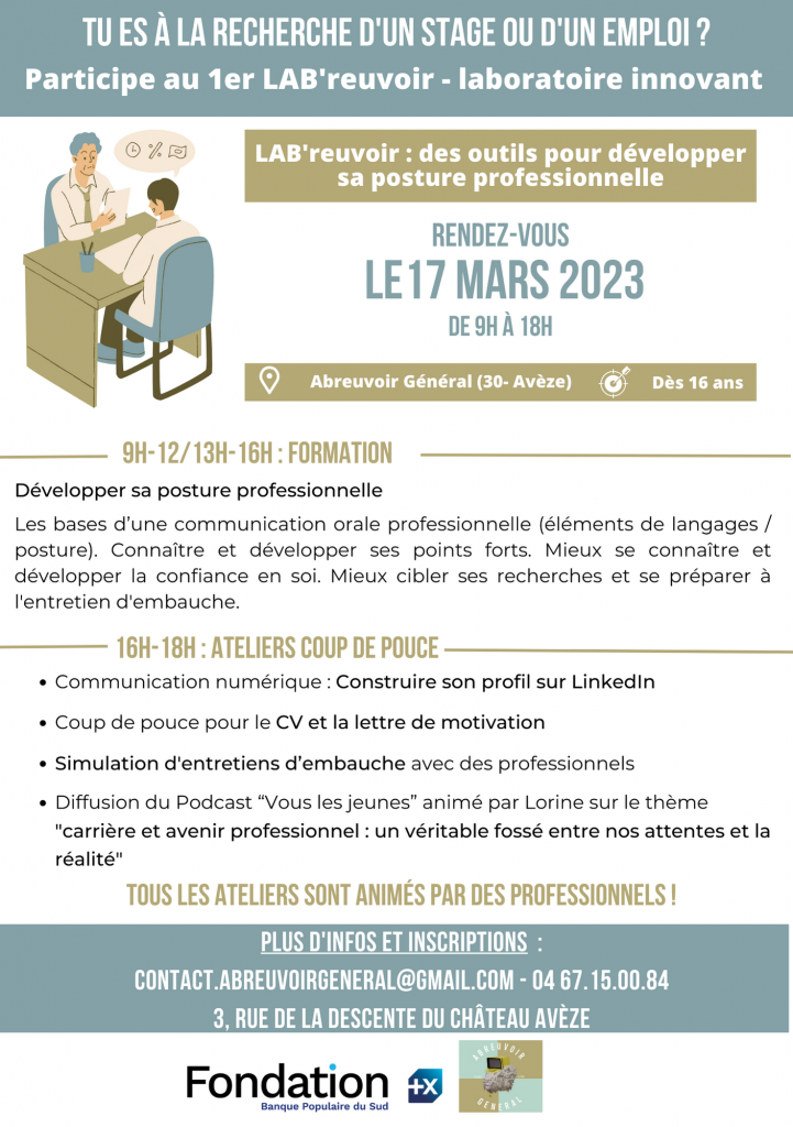 LAB'reuvoir laboratoire innovant