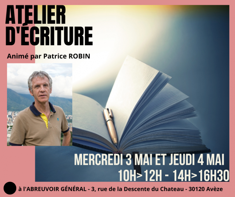 atelier ecriture patrice robin